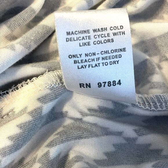 Tart Maxi Dress Long Sleeves Geometric Print M - Picture 5 of 7